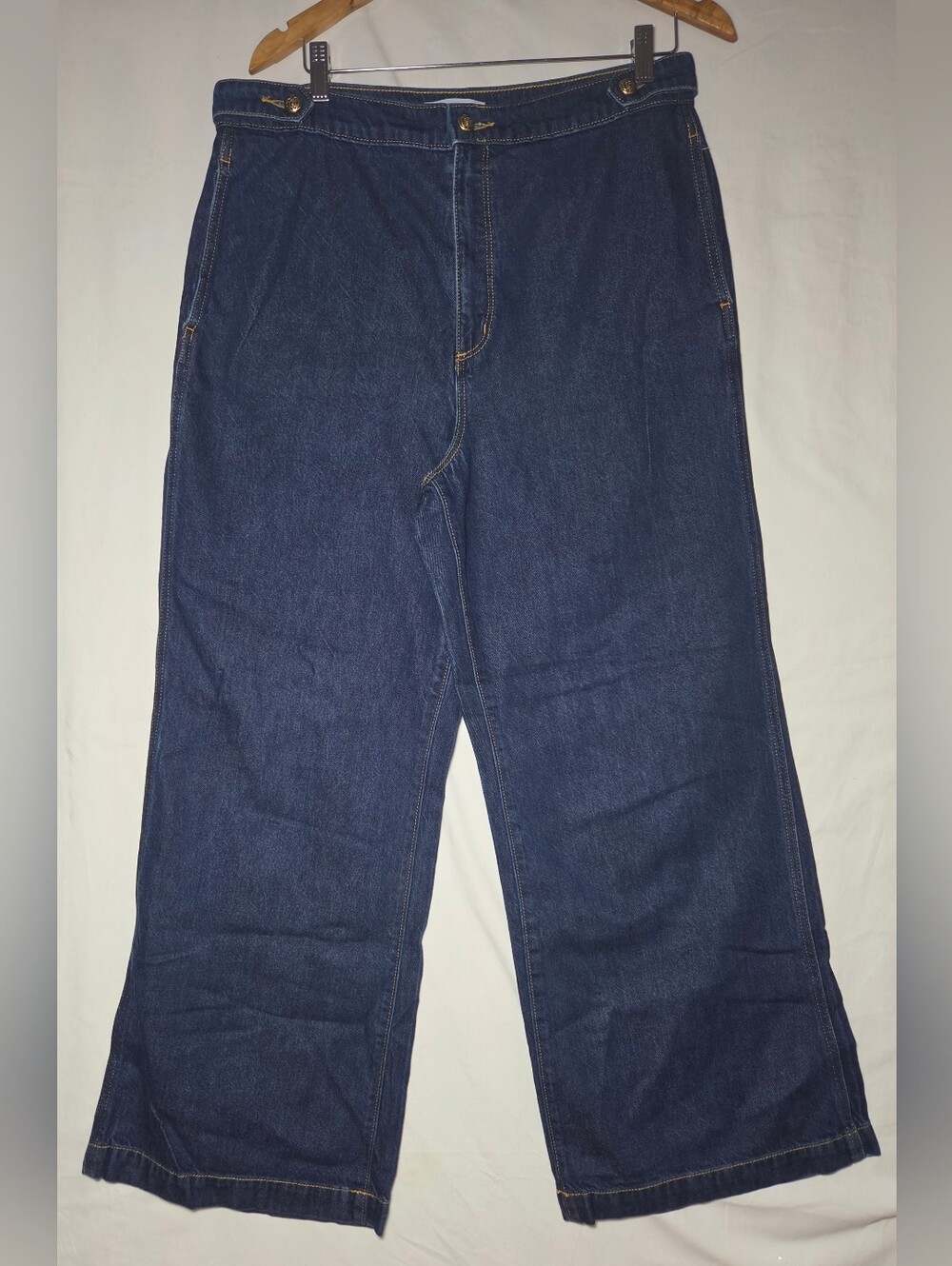 LOFT Men's Bootcut Jeans - Dark Blue Denim